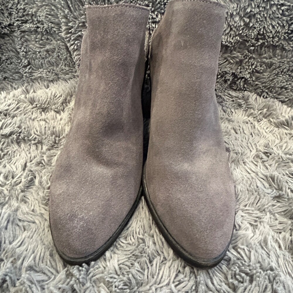 Dolce Vita Selene Women Sz. 9M Grey Slide On Mule/Bootie Heels Boots - Picture 4 of 14